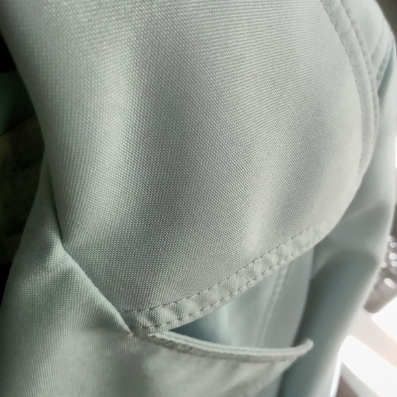 Vintage Sky Blue Trench Coat - Picture 8 of 8